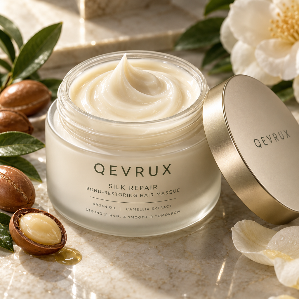 QEVRUX® SILK REPAIR Bond-Restoring Hair Masque