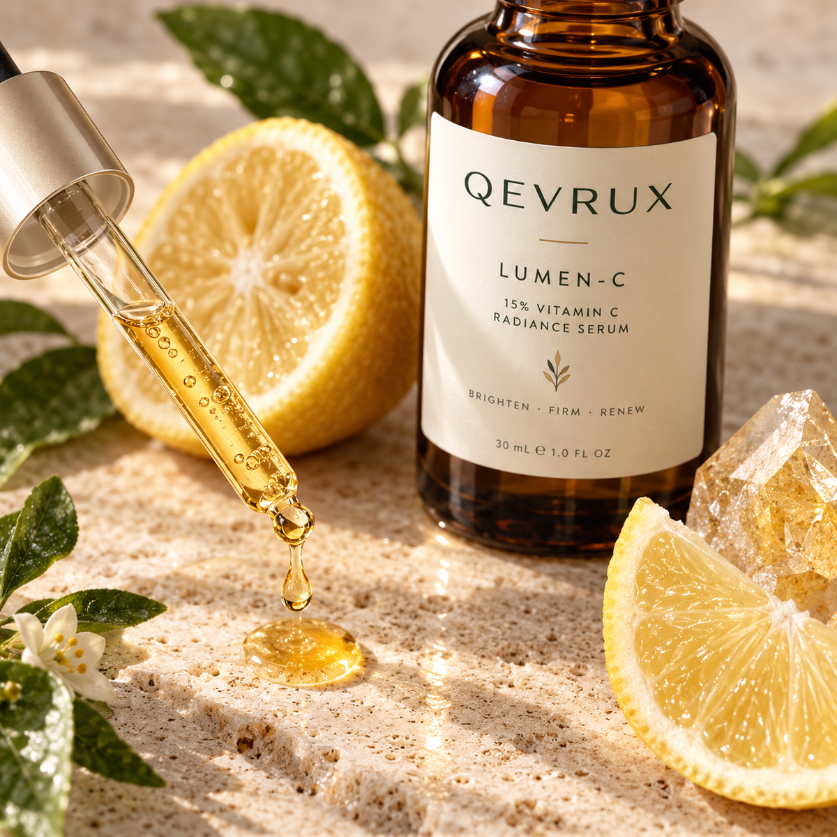 QEVRUX® LUMEN-C 15% Vitamin C Radiance Serum
