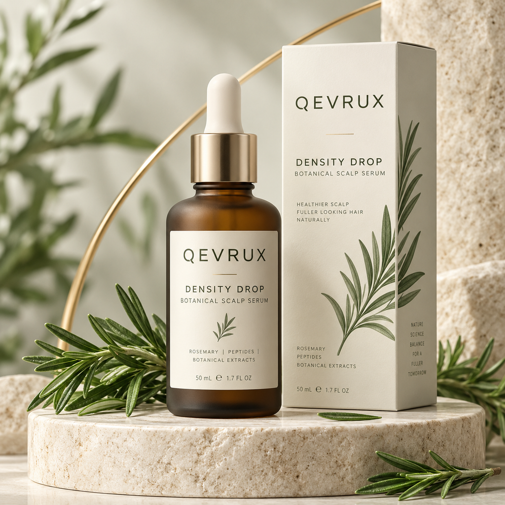 QEVRUX® DENSITY DROP Botanical Scalp Serum