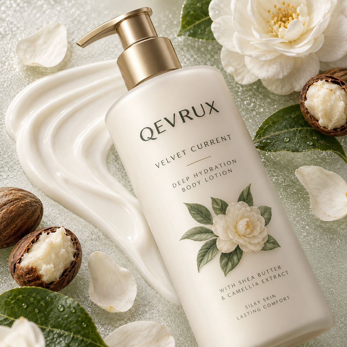QEVRUX® VELVET CURRENT Deep Hydration Body Lotion
