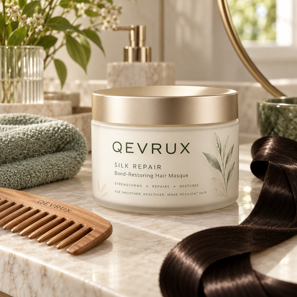 QEVRUX® SILK REPAIR Bond-Restoring Hair Masque